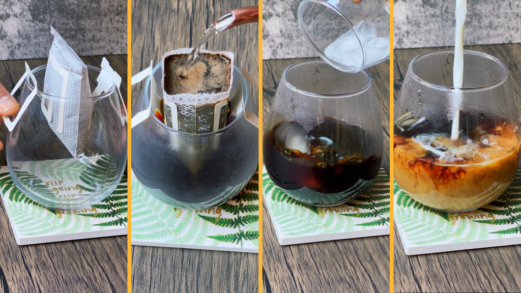 How to make the easiest iced coffee at home.